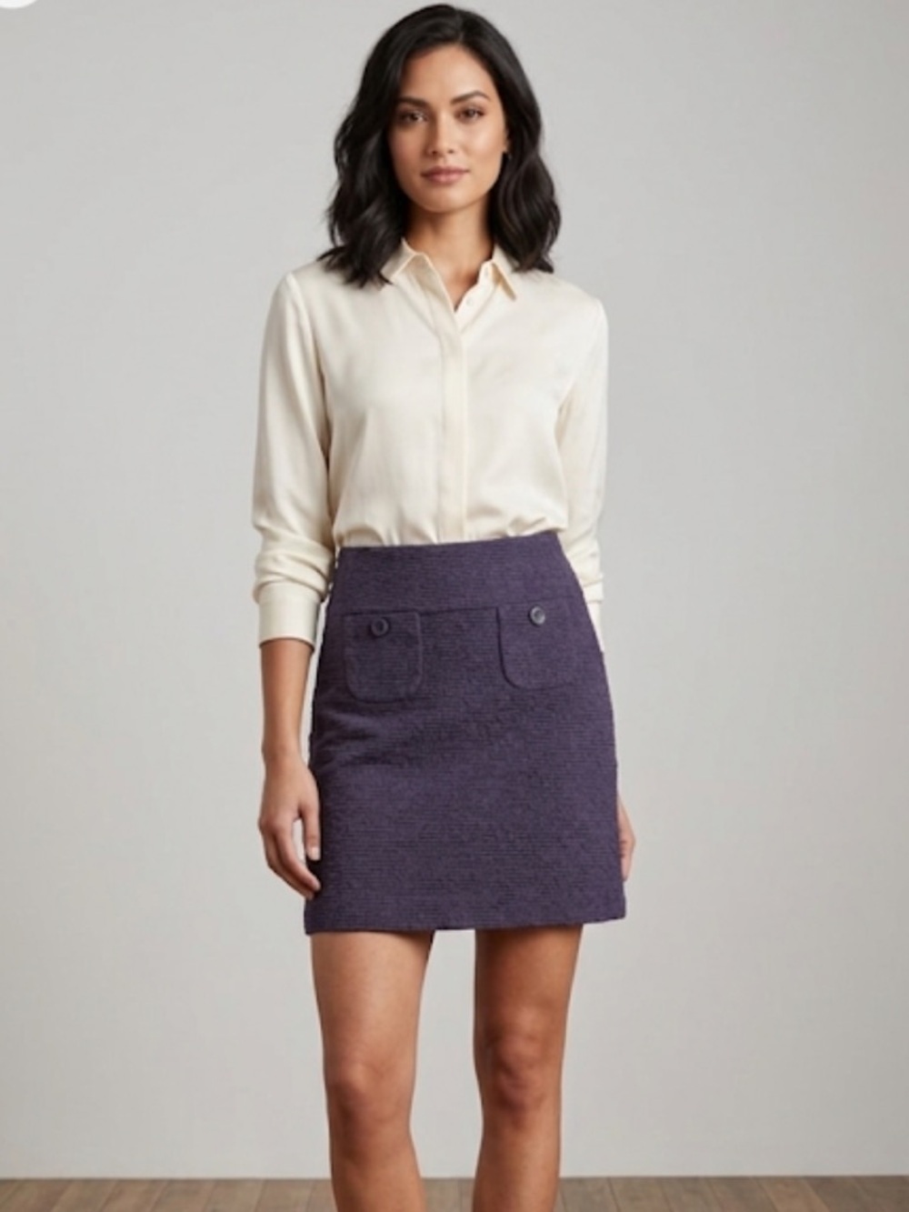 ❤️5/25 Massimo Dark Gray Textured Pencil Skirt